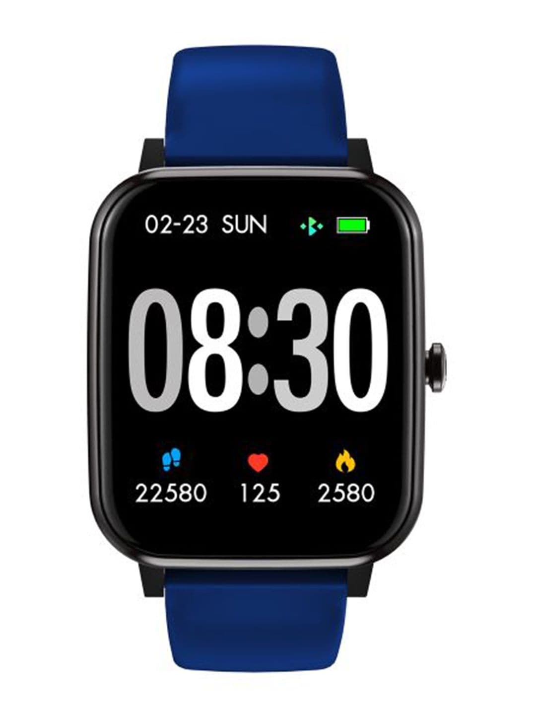Timex Black & Blue Solid Digital Fit 2.0 Smartwatch - view 1