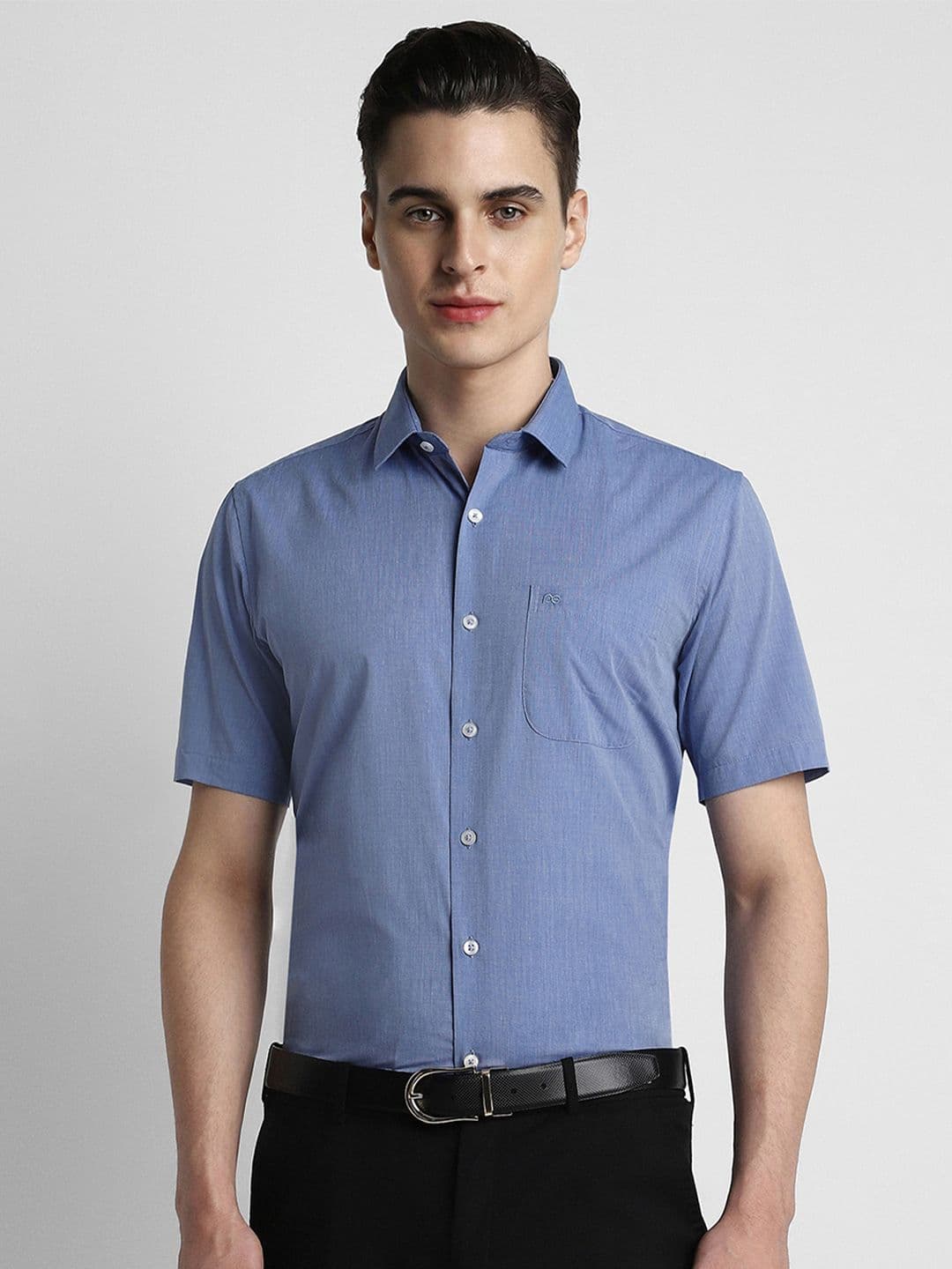 Peter England Men Blue Formal Shirt - view 1