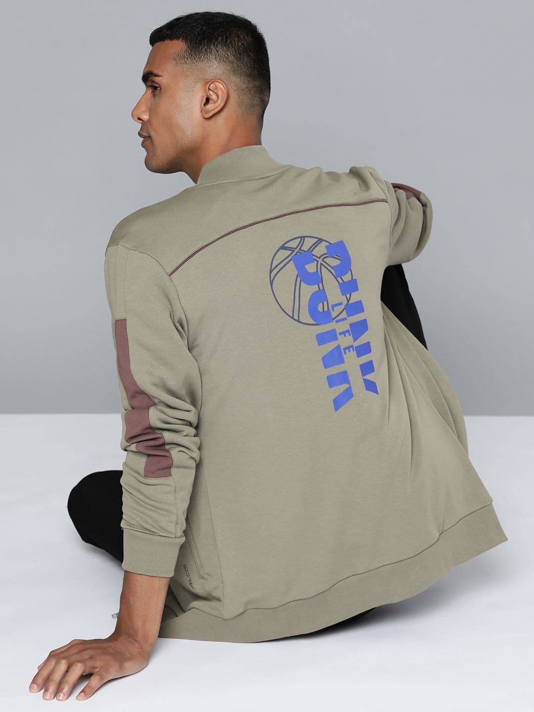 Alcis Men Green Solid Bomber Jacket - view 1