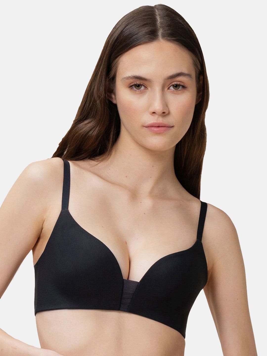 Triumph Black Flex Smart Thermo-Regulating Ultrasoft Anticrease Padded Sustainable Bra - view 1