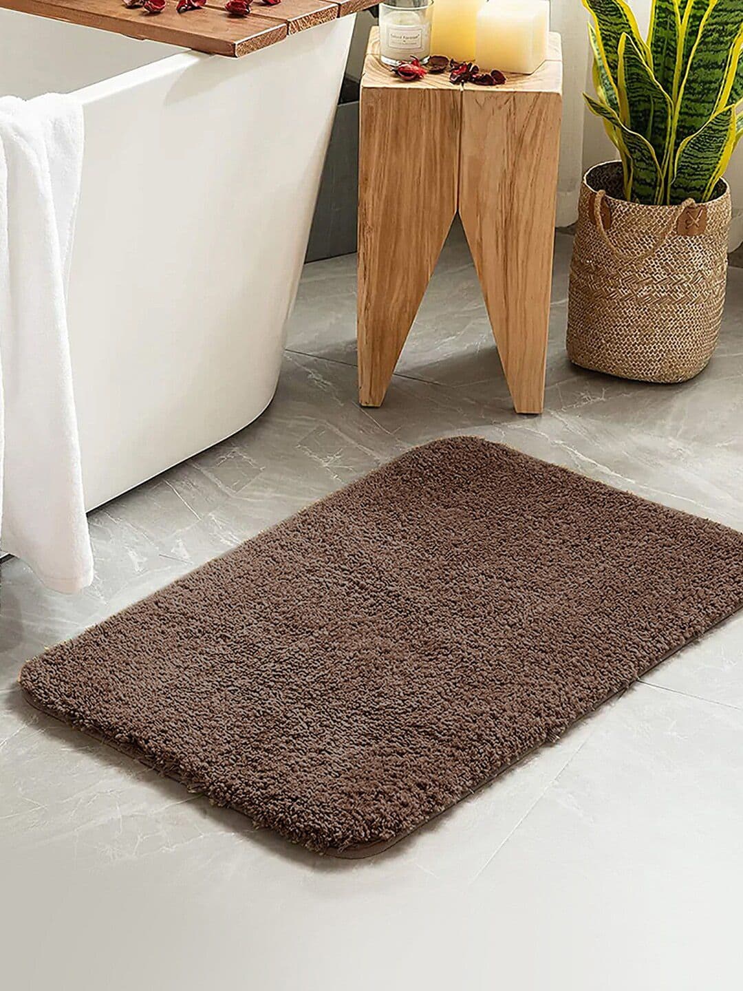 Nautica Brown Solid 2800 GSM Bath Rugs - view 1