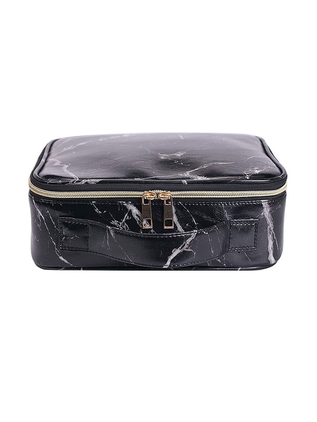 HOUSE OF QUIRK Women Black Printed Makeup Cosmetic Storage Case - view 1