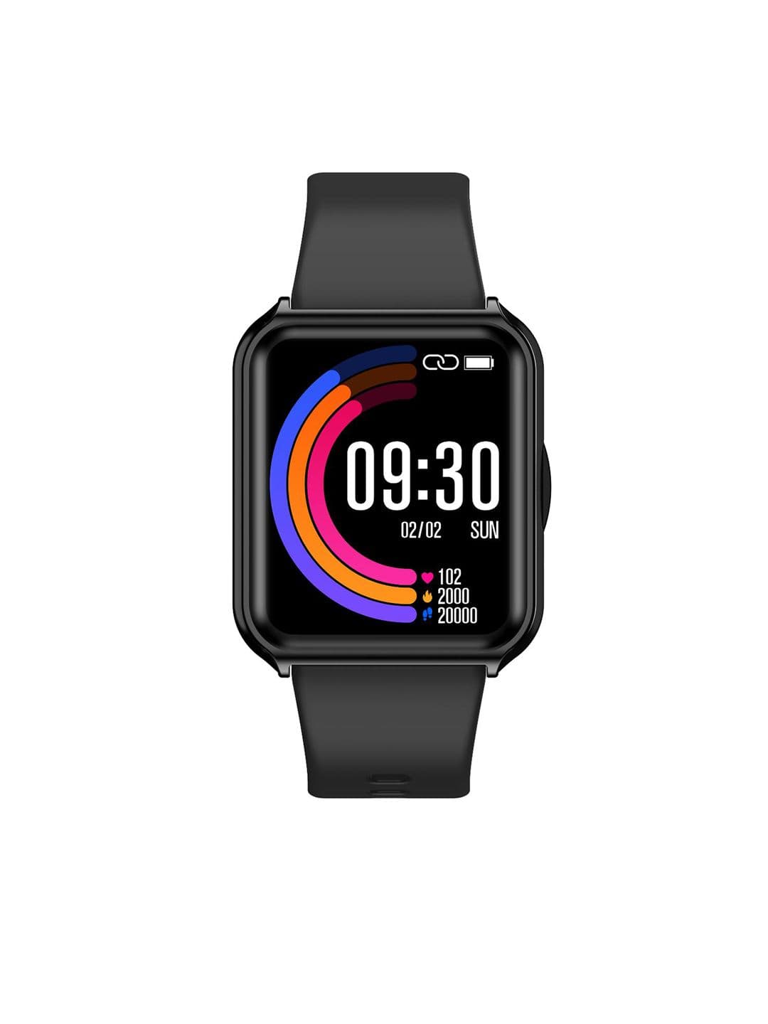 Timex Black Solid Digital Dial 3.0 Smart Watch - view 1