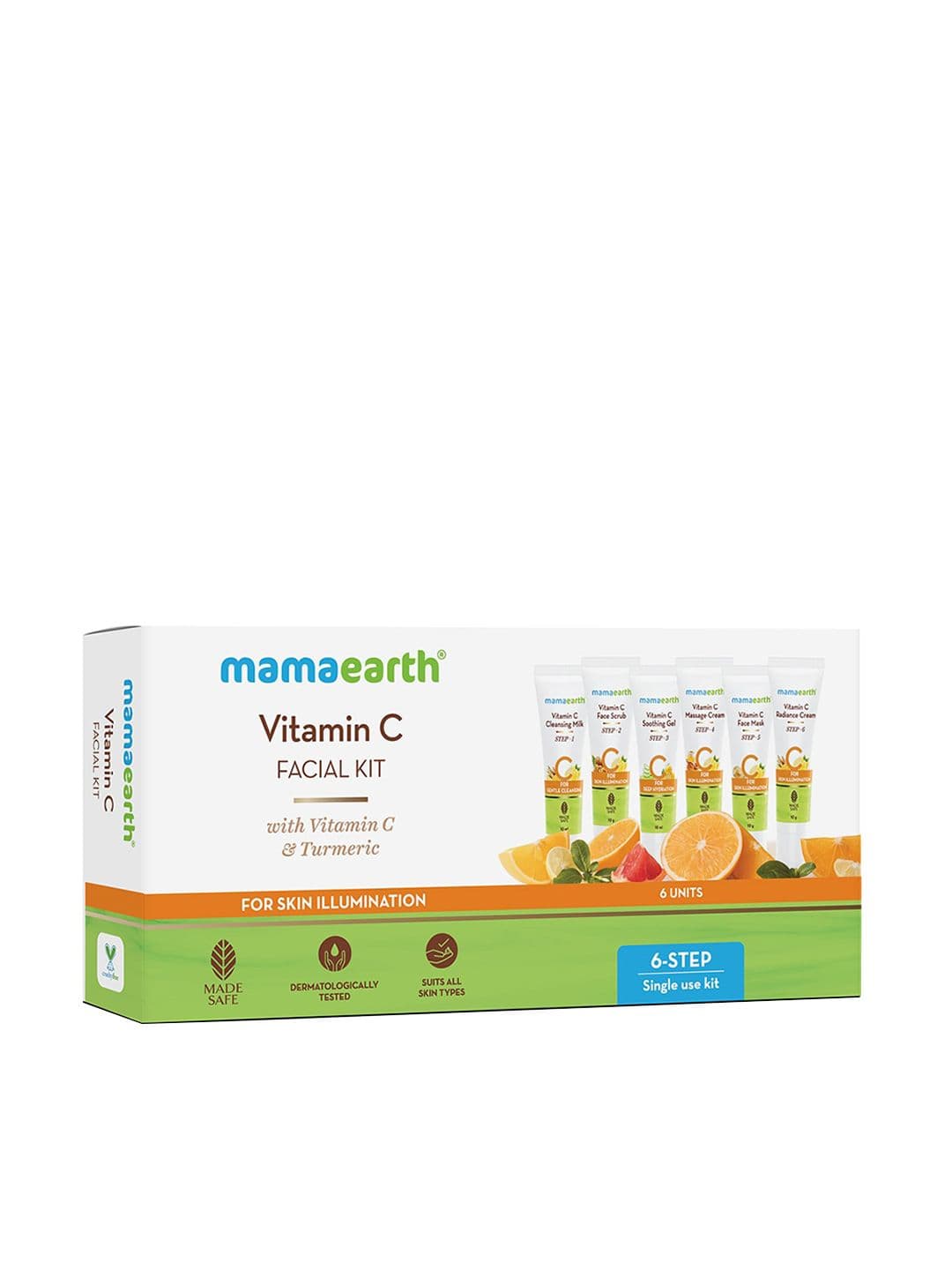 Mamaearth White Vitamin C & Turmeric Facial Kit - view 1