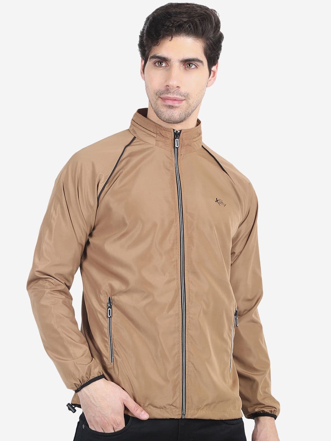 Xohy Men Lightweight Windcheater Outdoor Bomber Jacket - view 1
