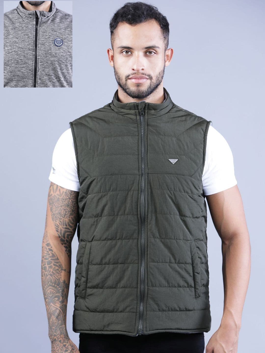 t-base Men Reversible Padded Jacket - view 1