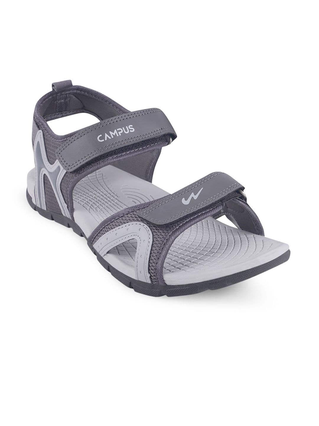 Campus Men GC-22105 Grey Solid Sports Sandals - view 1