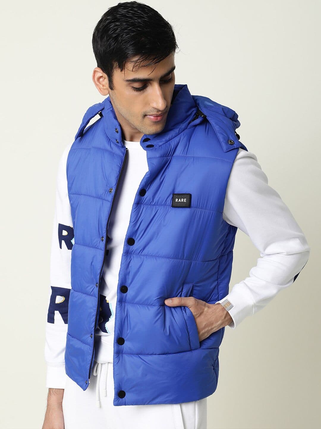 RARE RABBIT Men Depot Puffer Solid Padded Jacket - view 1