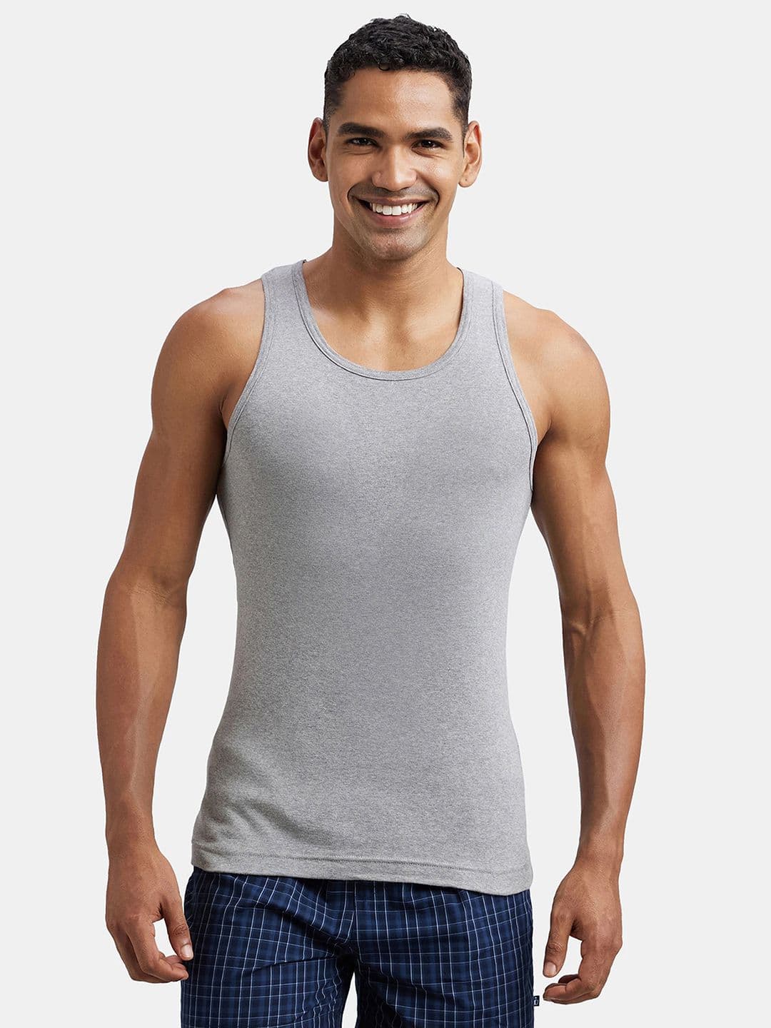 Jockey Combed Cotton Rib Round Neck Sleeveless Vest-FP04 - view 1
