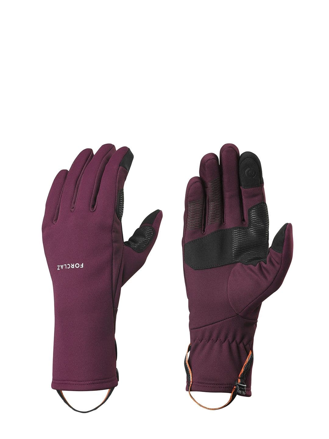 Decathlon Forclaz - Adults Burgundy MT500 Breathable Trekking Winter Gloves - view 1