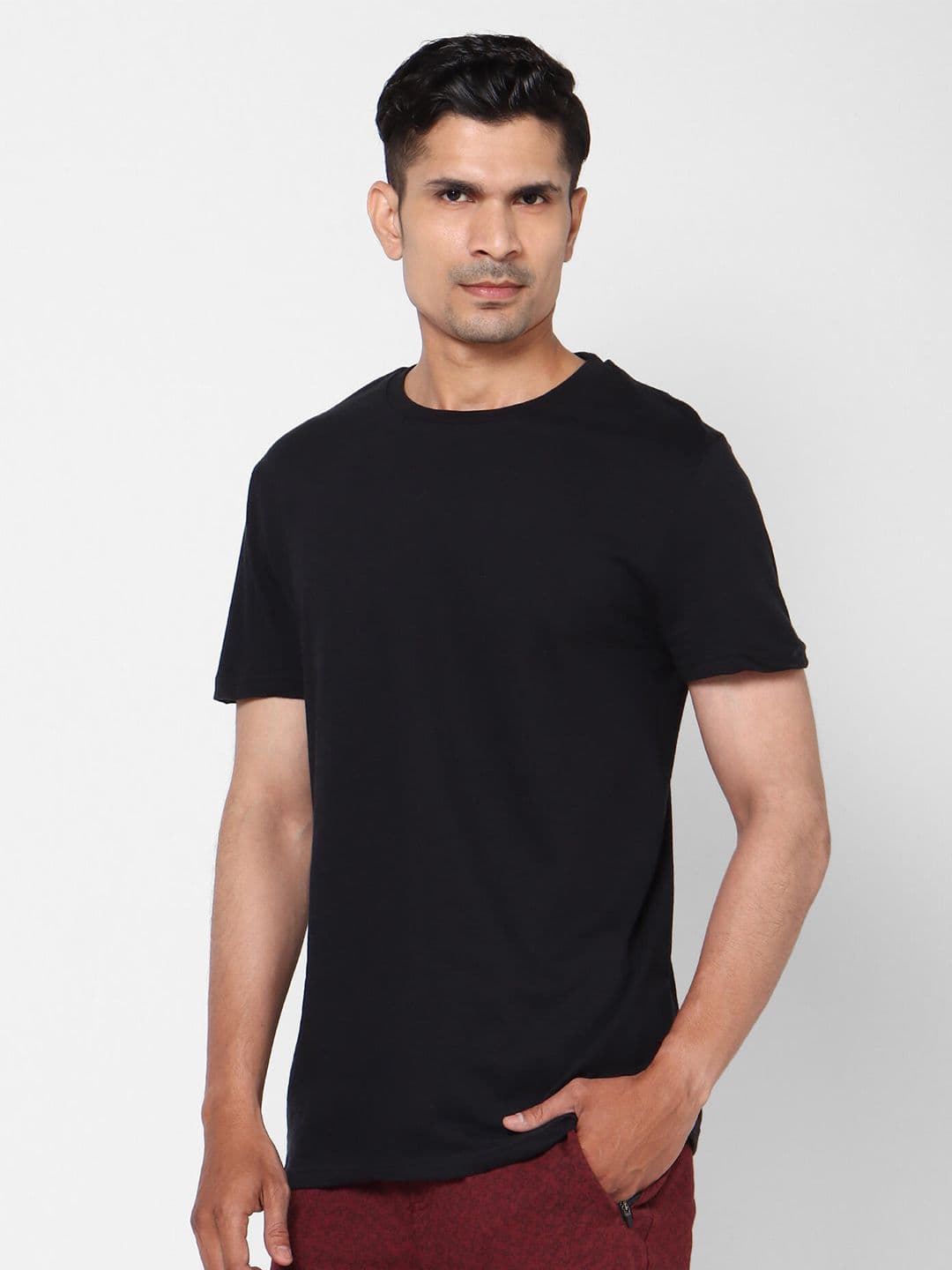 Decathlon Domyos - Men Black Breathable T-Shirt - view 1