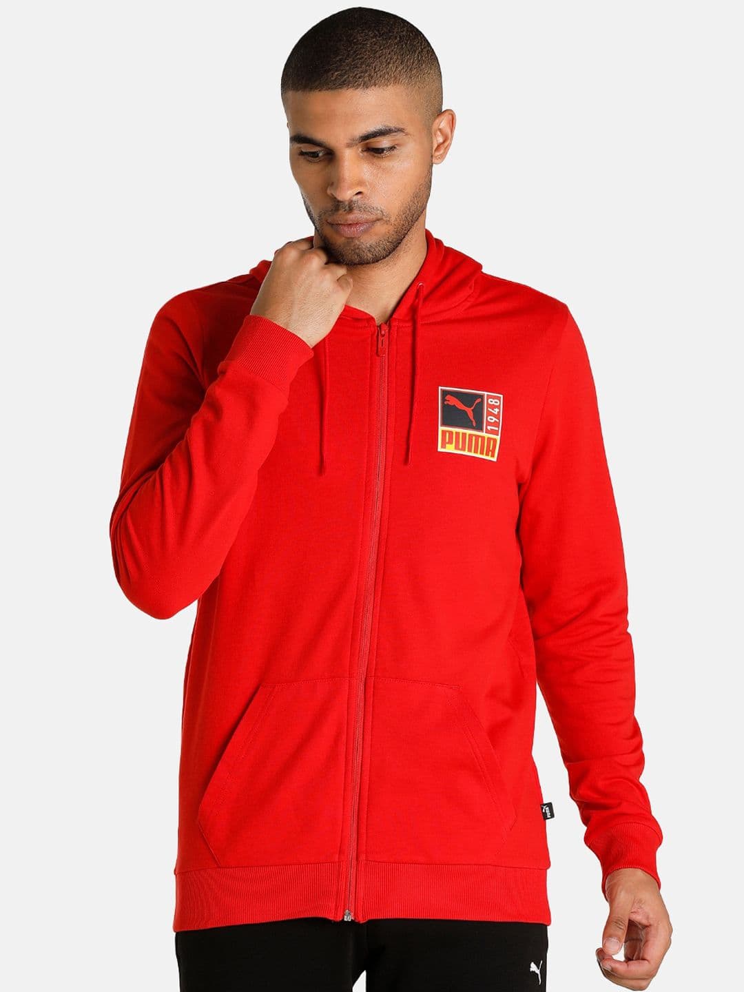 Puma Men Knitted Hooded 1948 Slim Fit Jacket - view 1