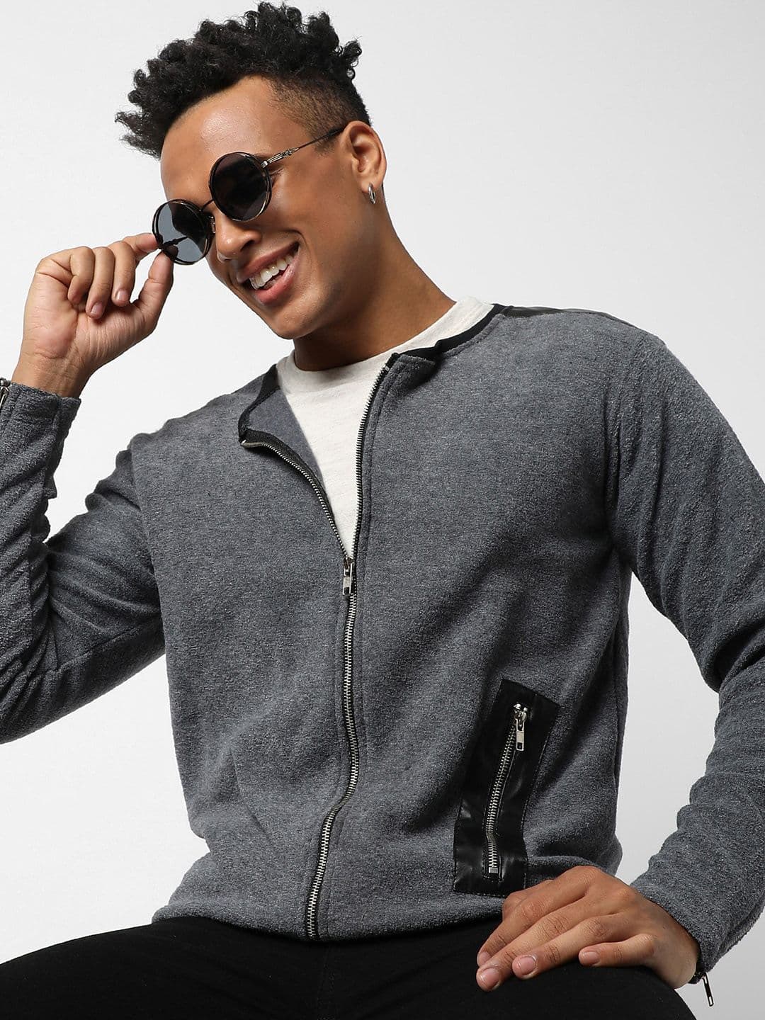 CAHOOT Men Blue Windcheater Outdoor Bomber Jacket - view 1