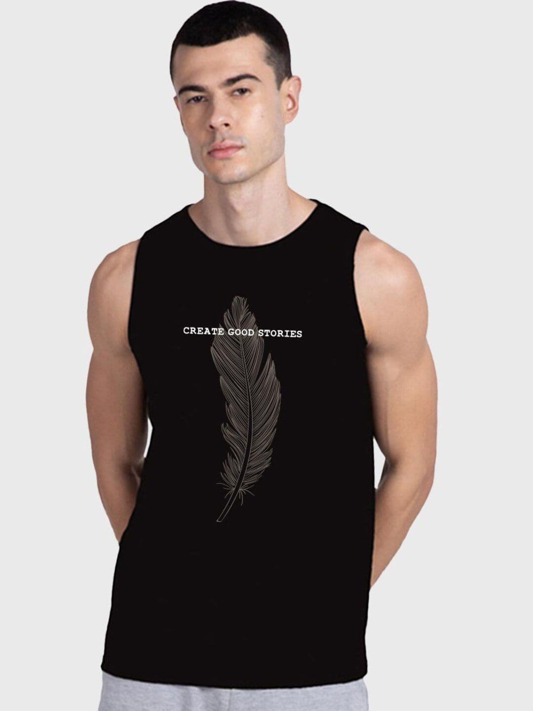 Bewakoof Men Printed Cotton Innerwear Basic Vests - view 1
