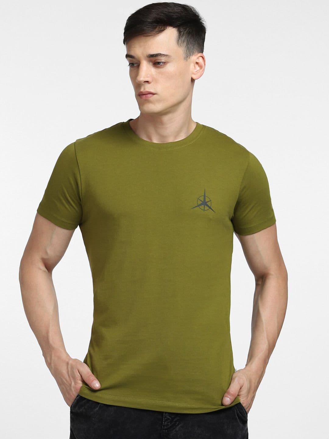 Jack & Jones Men Slim Fit Cotton T-shirt - view 1