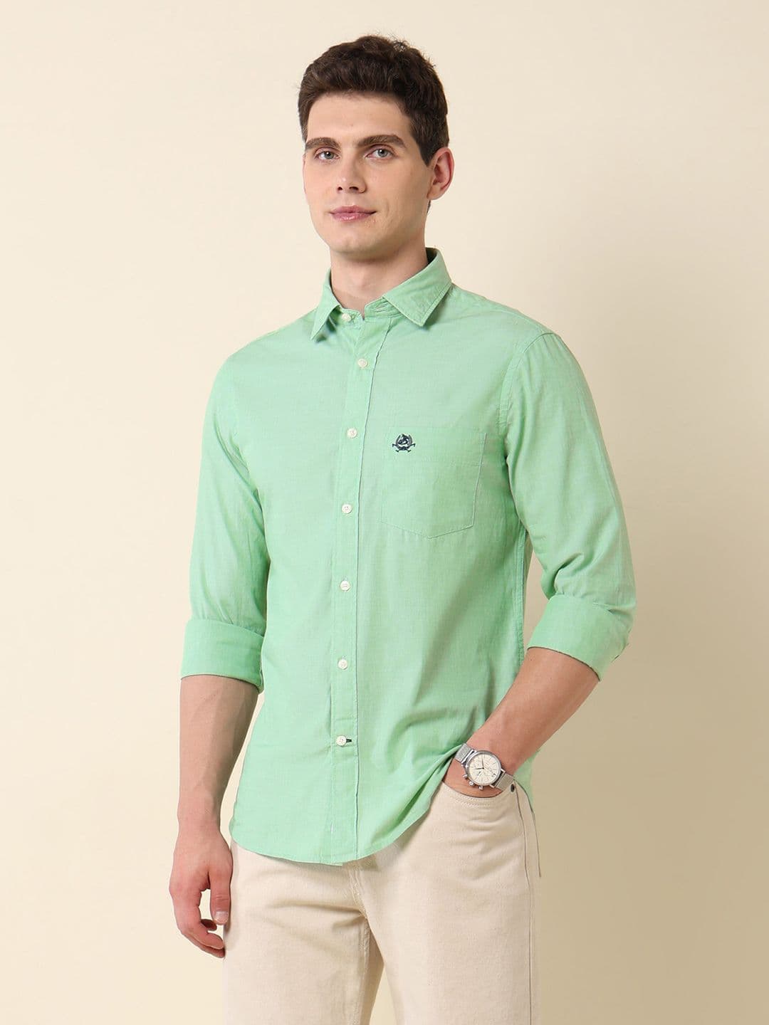 U.S. Polo Assn. U S Polo Assn Men Pure Cotton Casual Shirt - view 1