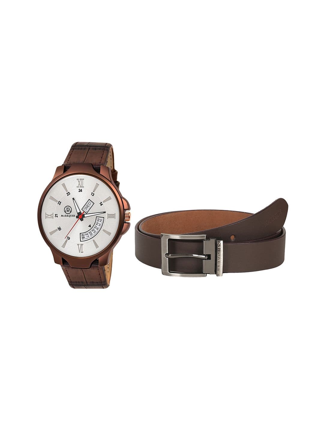 MARKQUES Men Set of 2 Watch and Belt Accessory Gift Set - view 1
