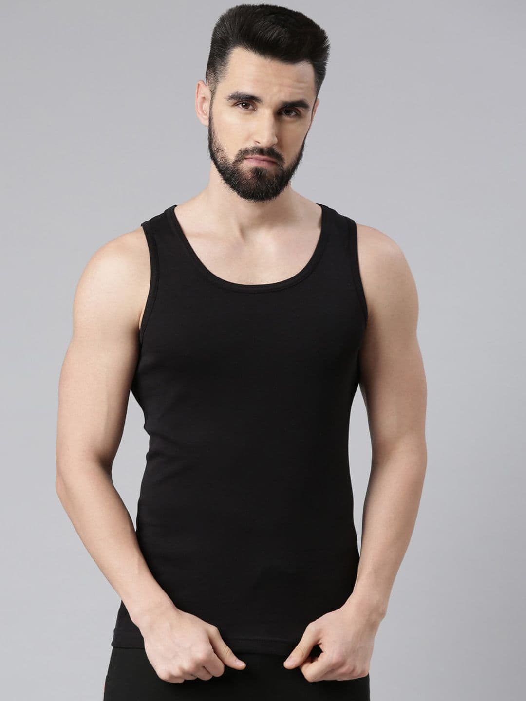 Force NXT Men Super Combed Egyptian Cotton Vest - view 1