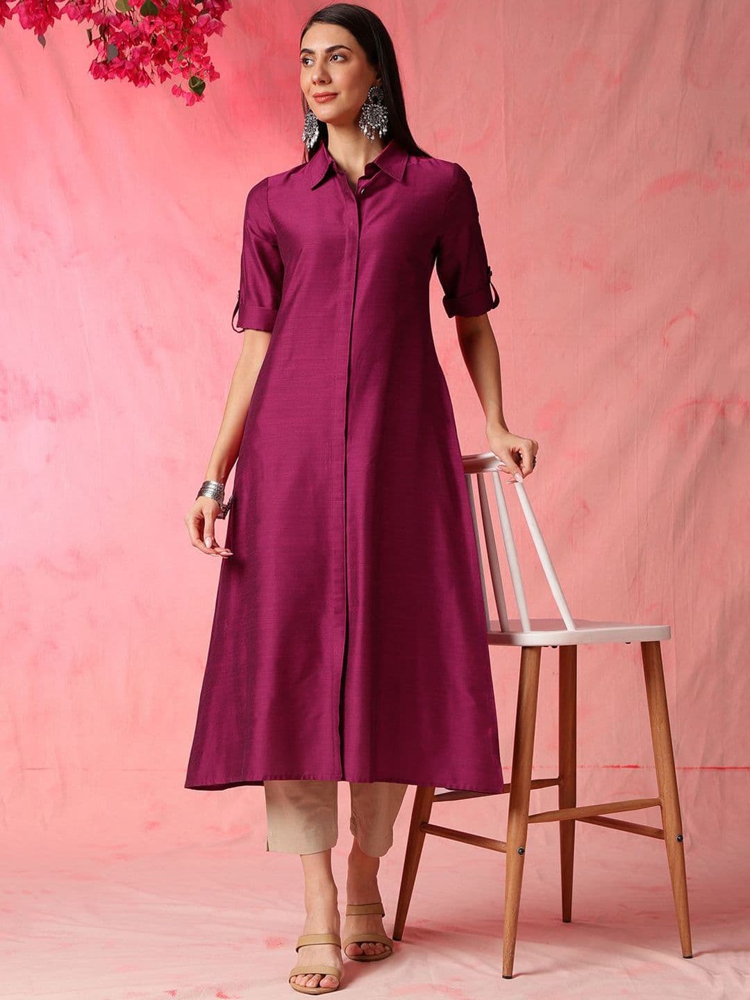 Anouk X fwd Women Pathani Kurta - view 1