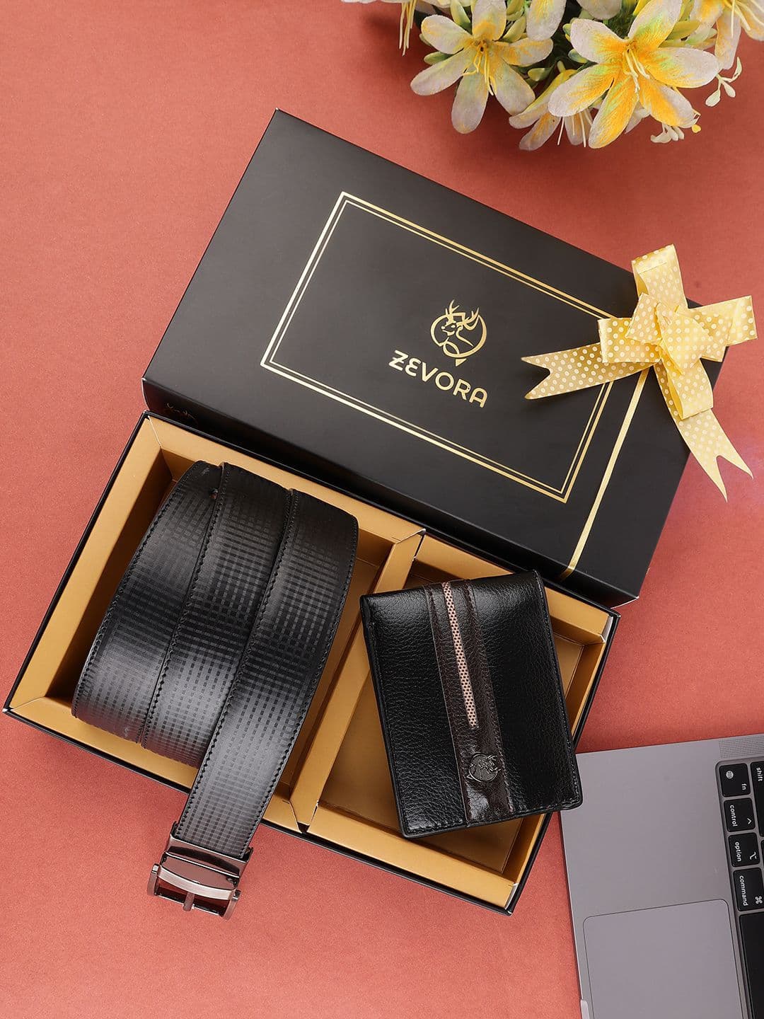 ZEVORA Men Accessory Gift Set Of Wallet With Belt - view 1