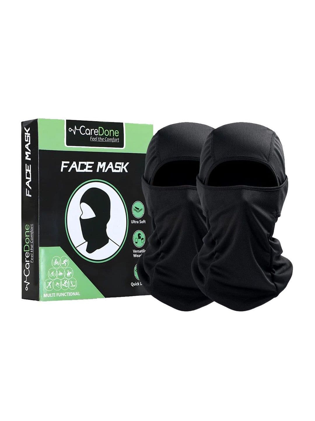 CareDone Men Cotton Fabric Bike Riding Washable Reusable Dust Protection Cover Face Mask - view 1