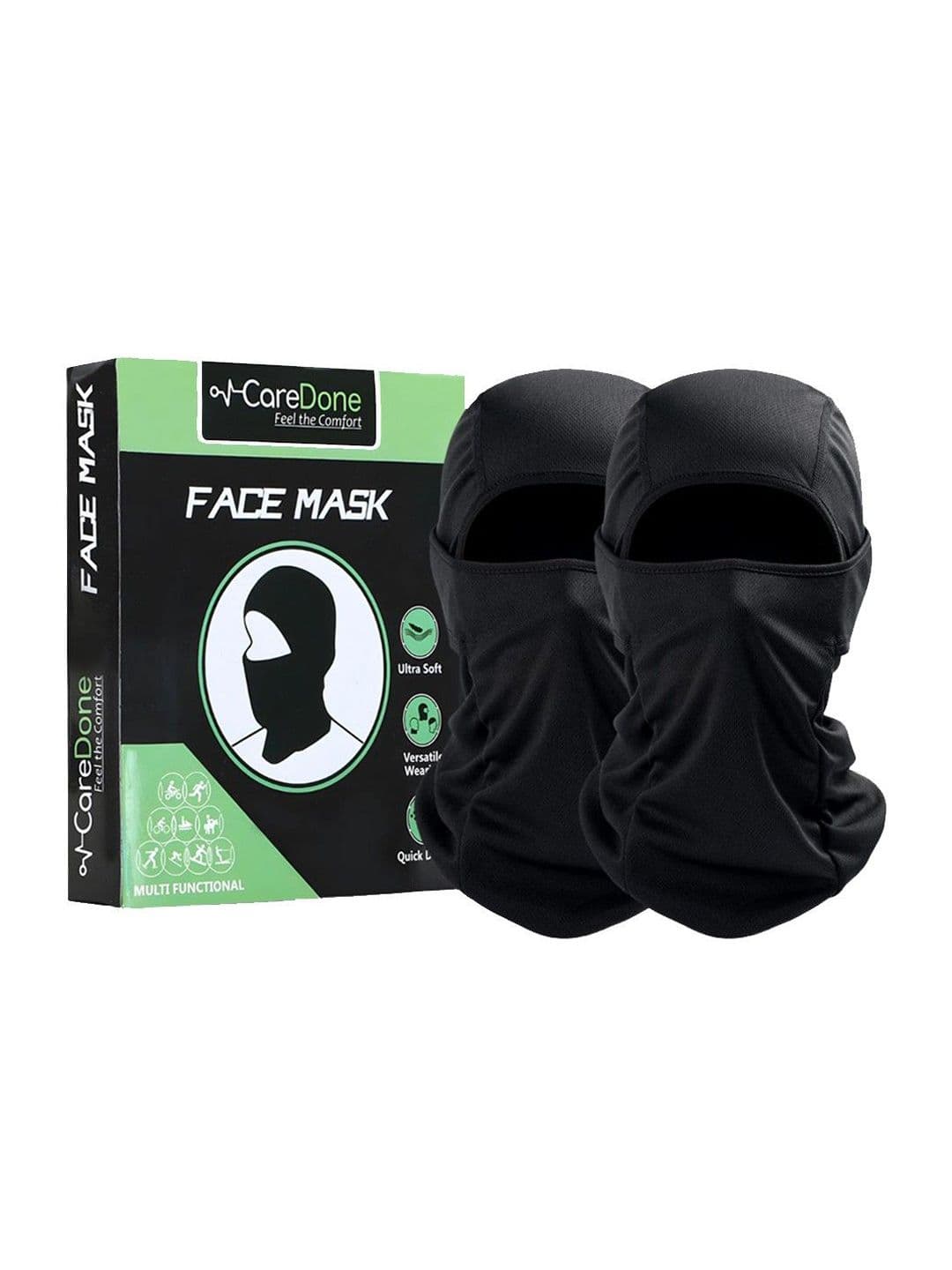 CareDone Men Pack Of 2 Reusable Bike Riding Dust Protection Face Mask - view 1