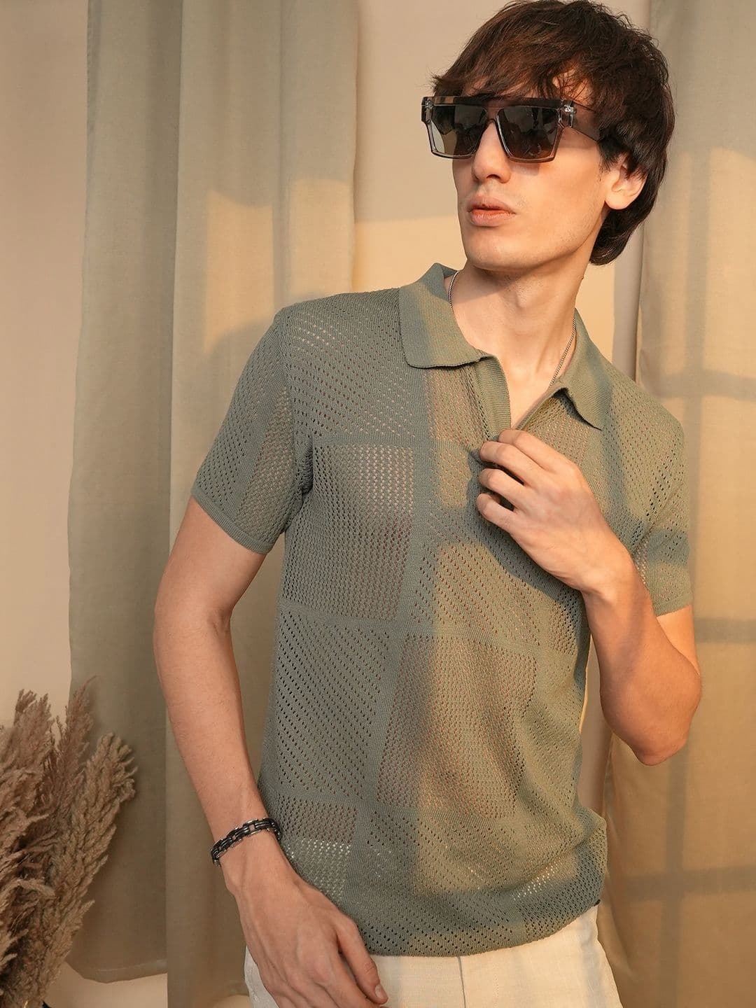 CAHOOT Men Polo Collar Pockets T-shirt - view 1