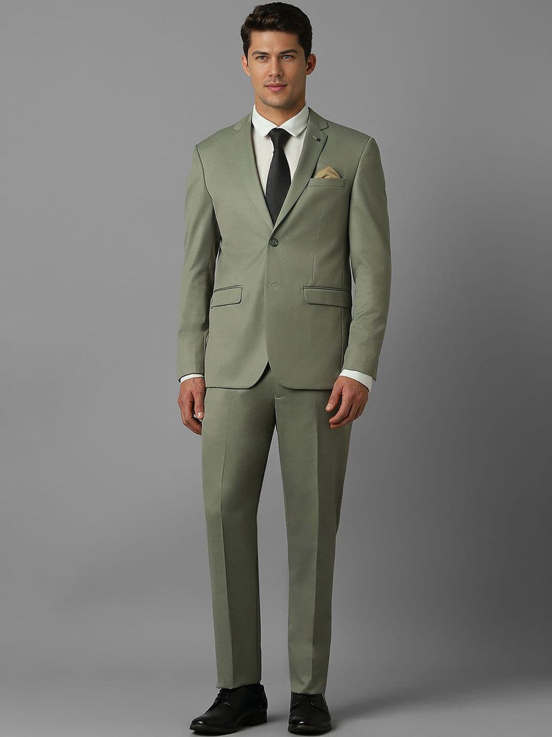 Louis Philippe Single-Breasted Slim-Fit Two-Piece Formal Suit - view 1