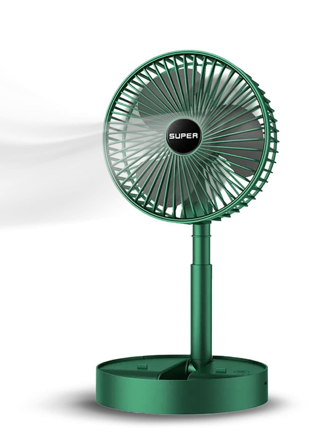 WEMBLEY Green Rechargeable Portable Table Fan - view 1