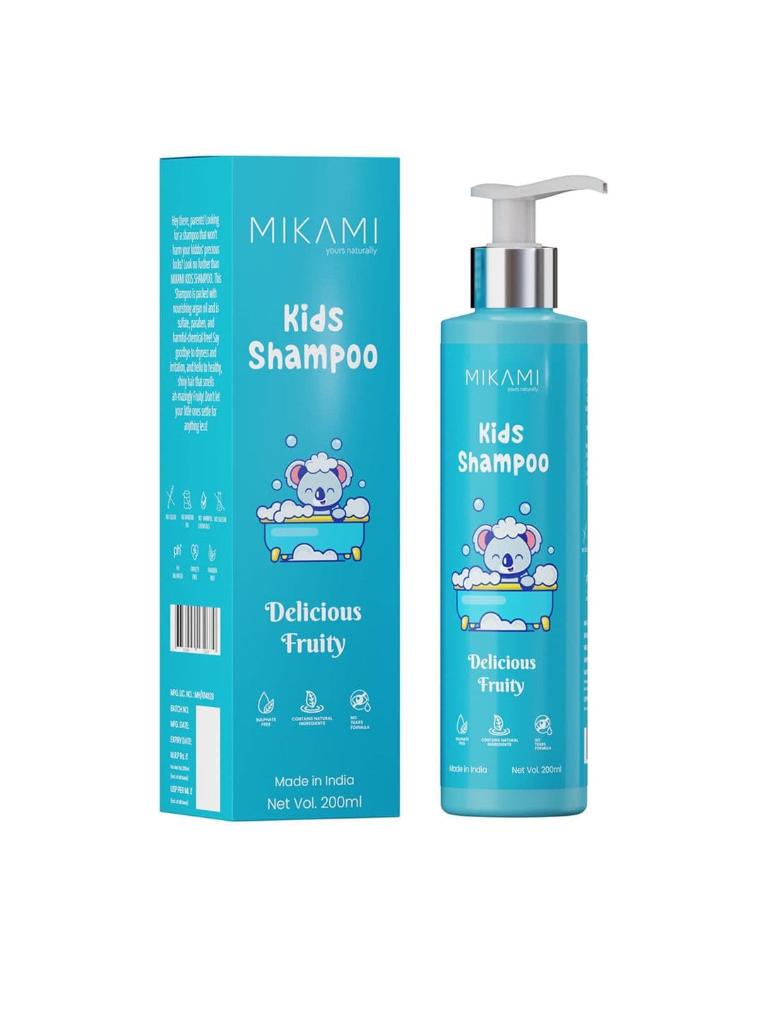 MIKAMI Delicious Fruity Scent And Hydrating Shampoo- 200ml - view 1