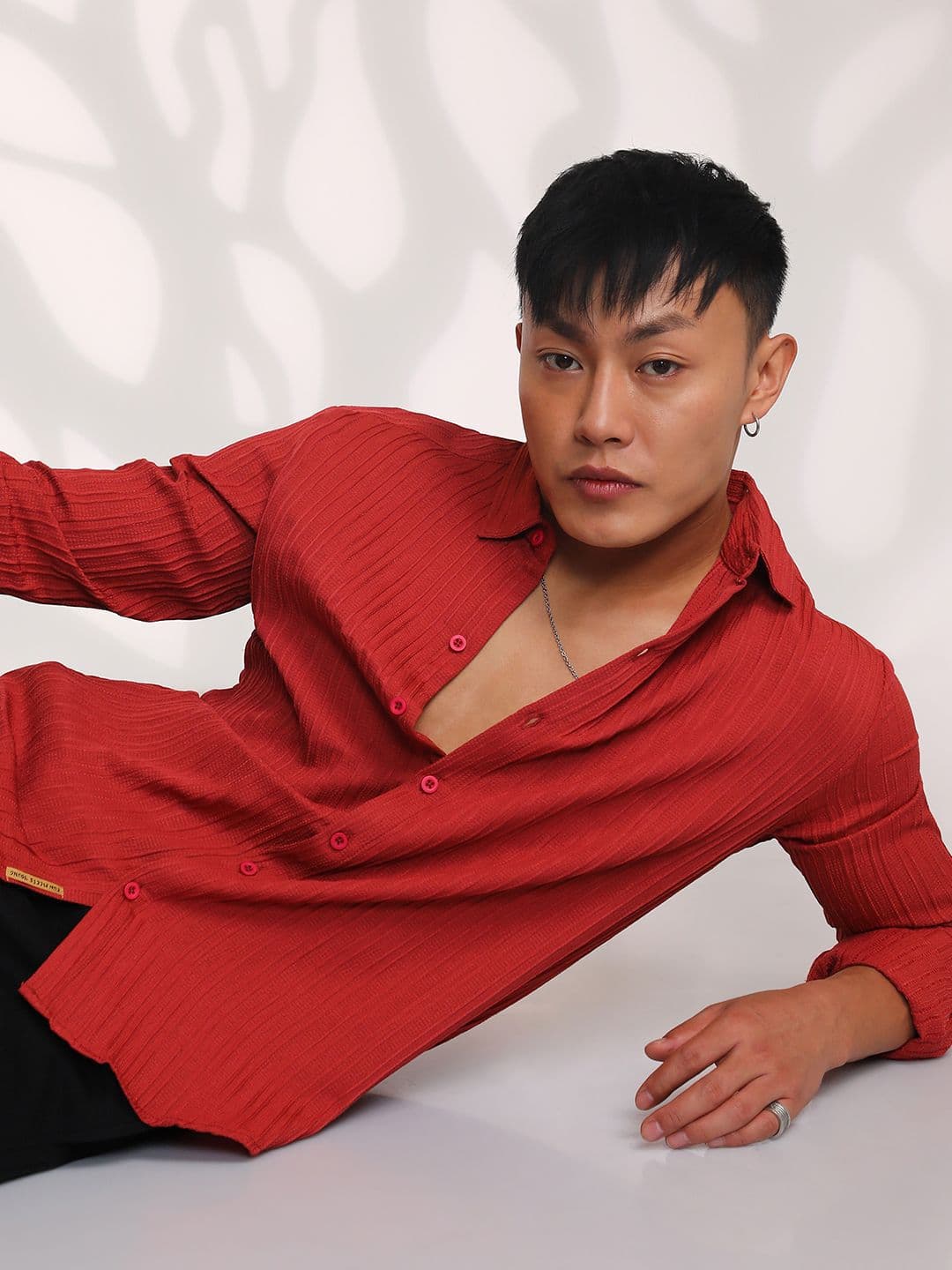 CAHOOT Men Comfort Textured Opaque Casual Shirt - view 1