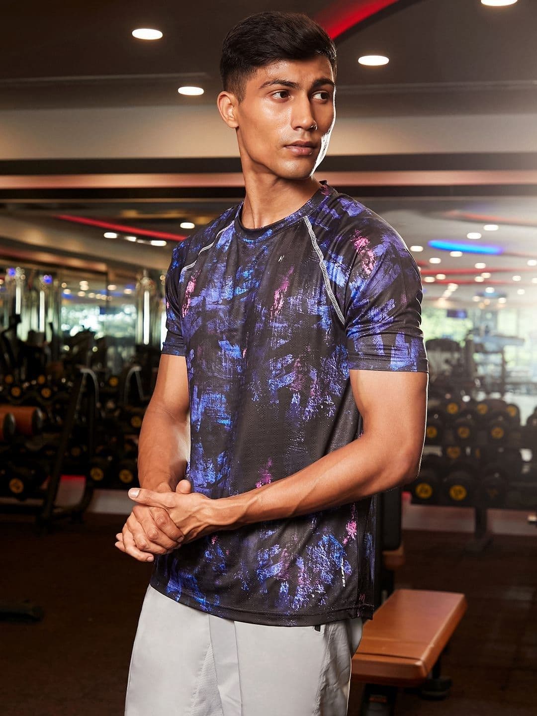 CAHOOT Men Abstract Printed Round Neck T-shirt - view 1