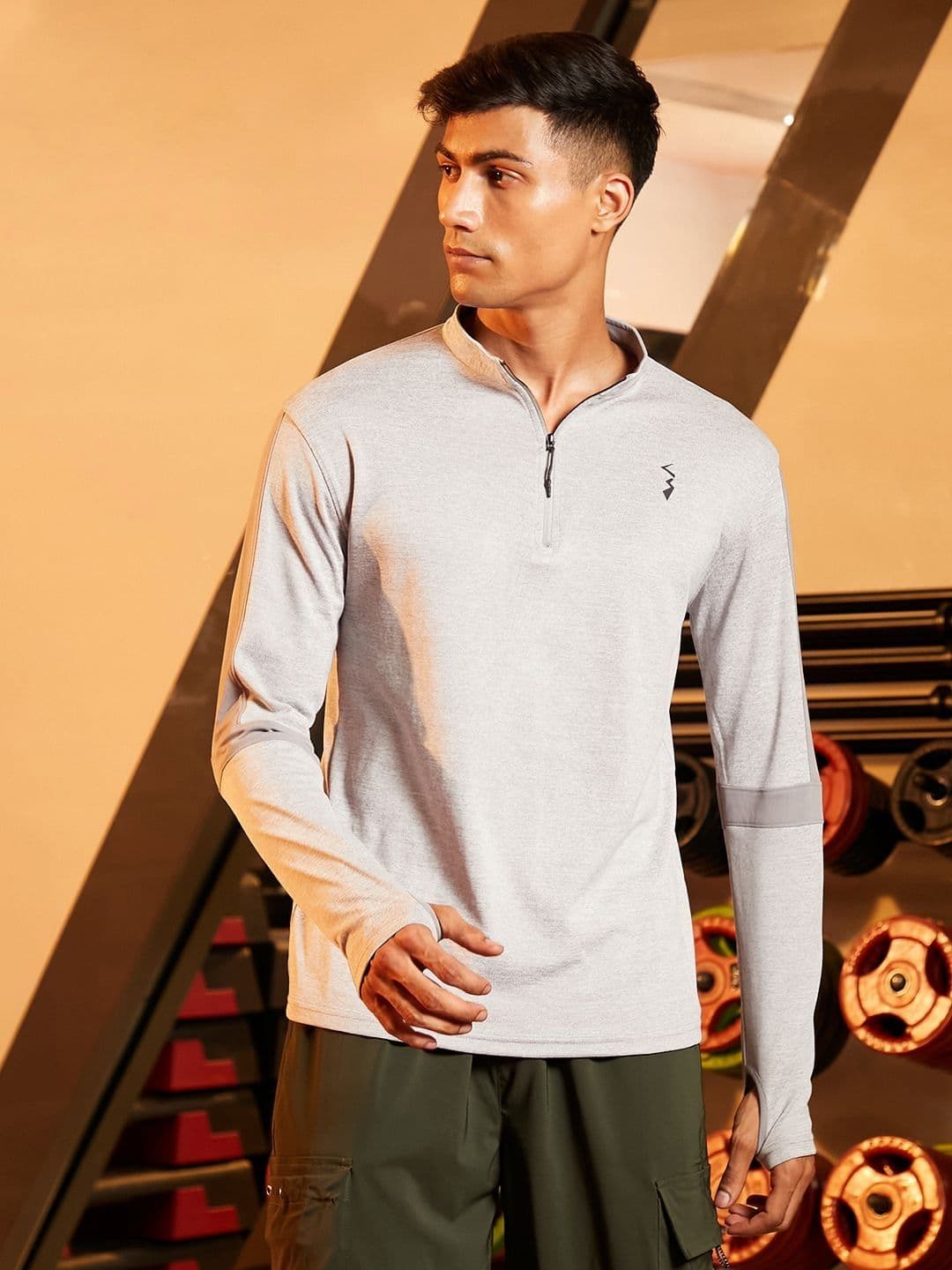 CAHOOT Men Solid High Neck T-shirt - view 1