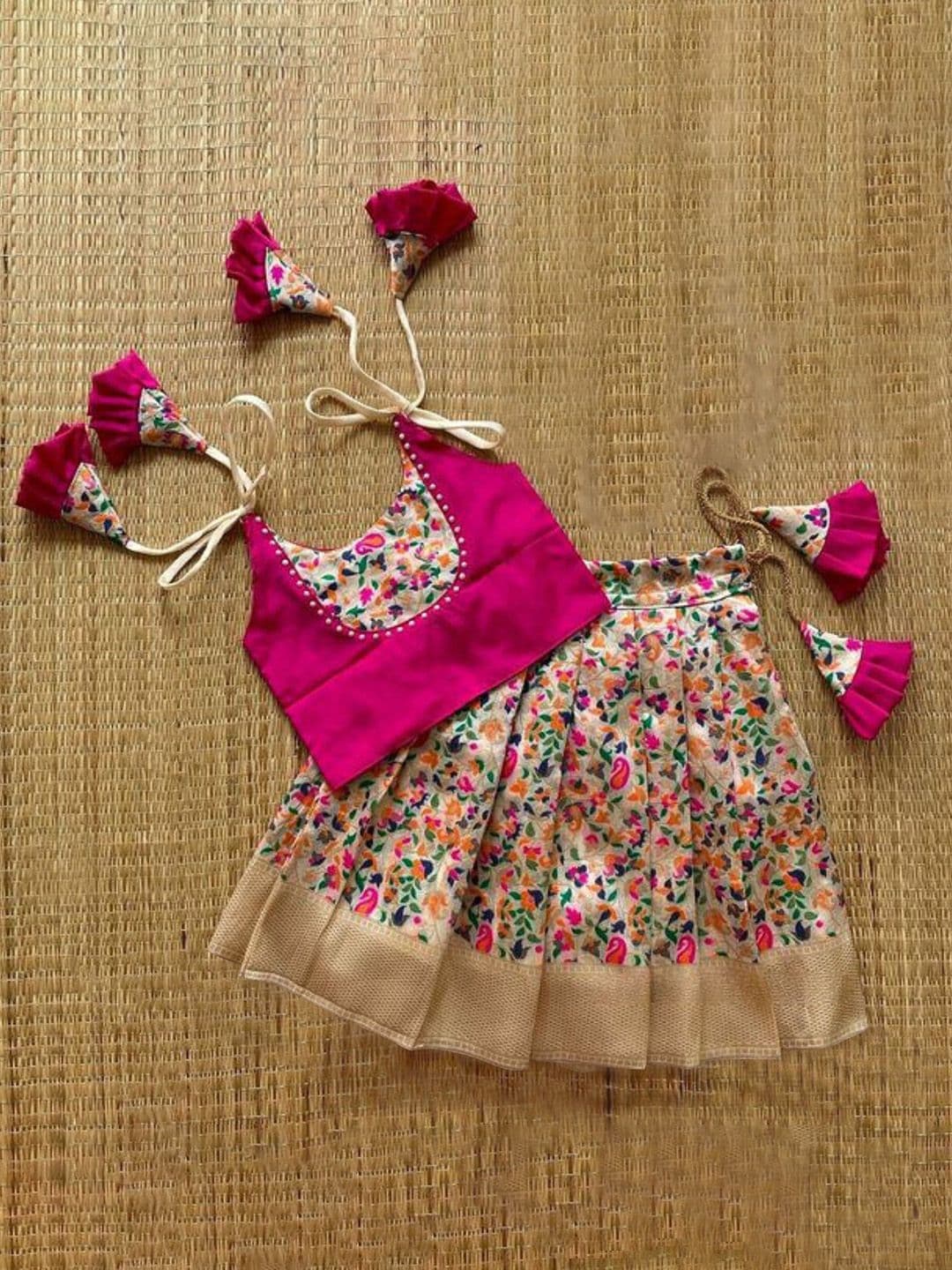 UFB Girls Printed Ready to Wear Lehenga Choli - view 1
