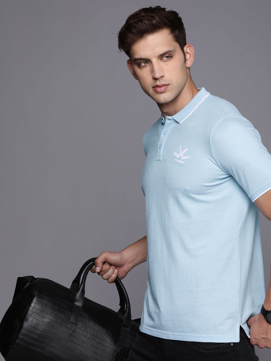 WROGN Polo Collar Slim Fit T-shirt - view 1