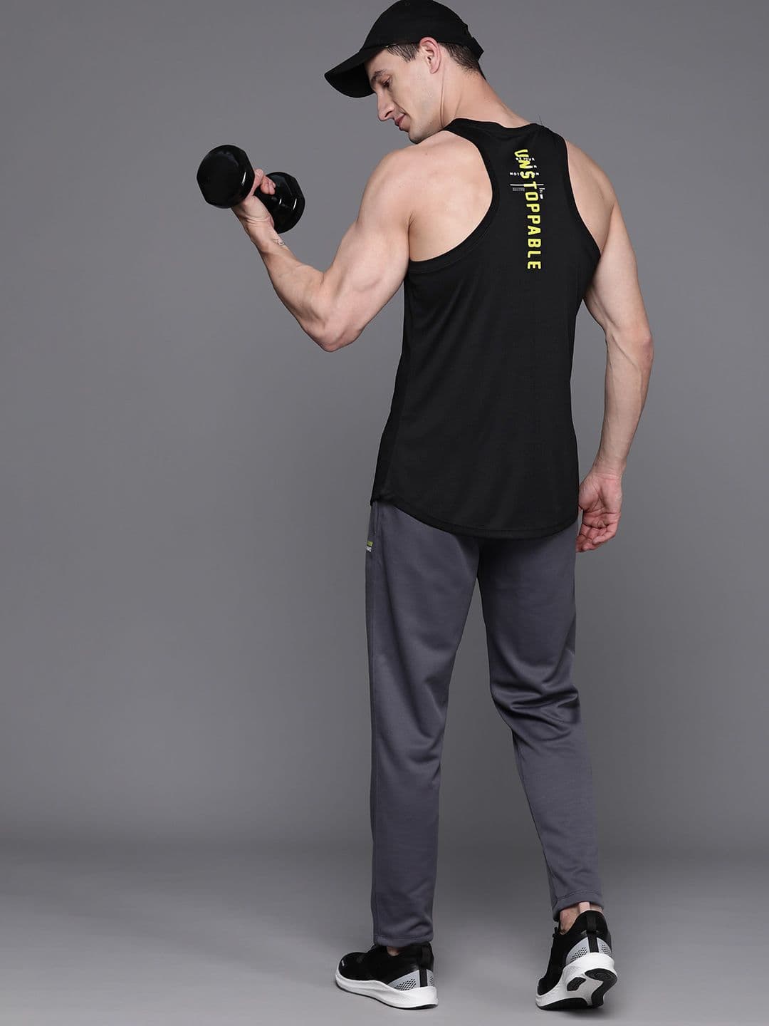 HRX by Hrithik Roshan Men Printed Rapid-Dry Training T-shirt with Reflective Detail - view 1
