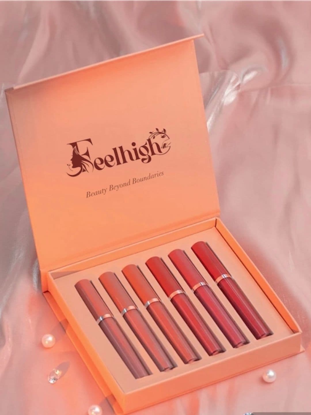 FEELHIGH Set Of 6 Velvet Texture Liquid Lipstick -2.5ml Each-Shade B - view 1
