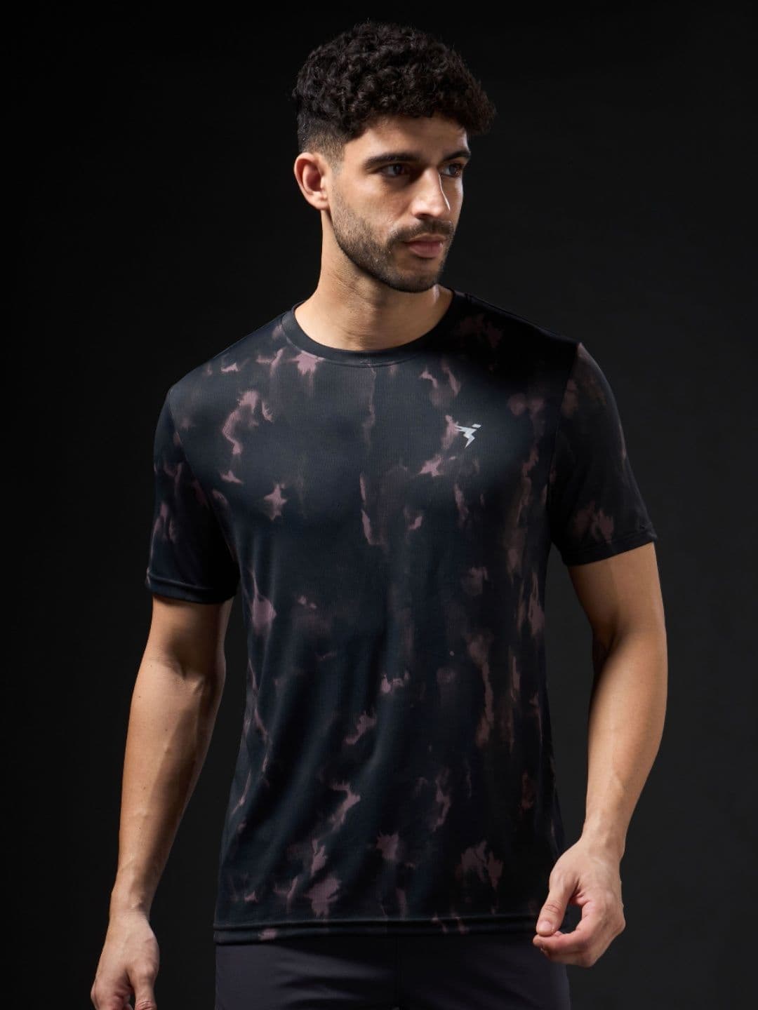 Technosport Men UPF50 Abstract Printed Round Neck Slim Fit T-shirt - view 1