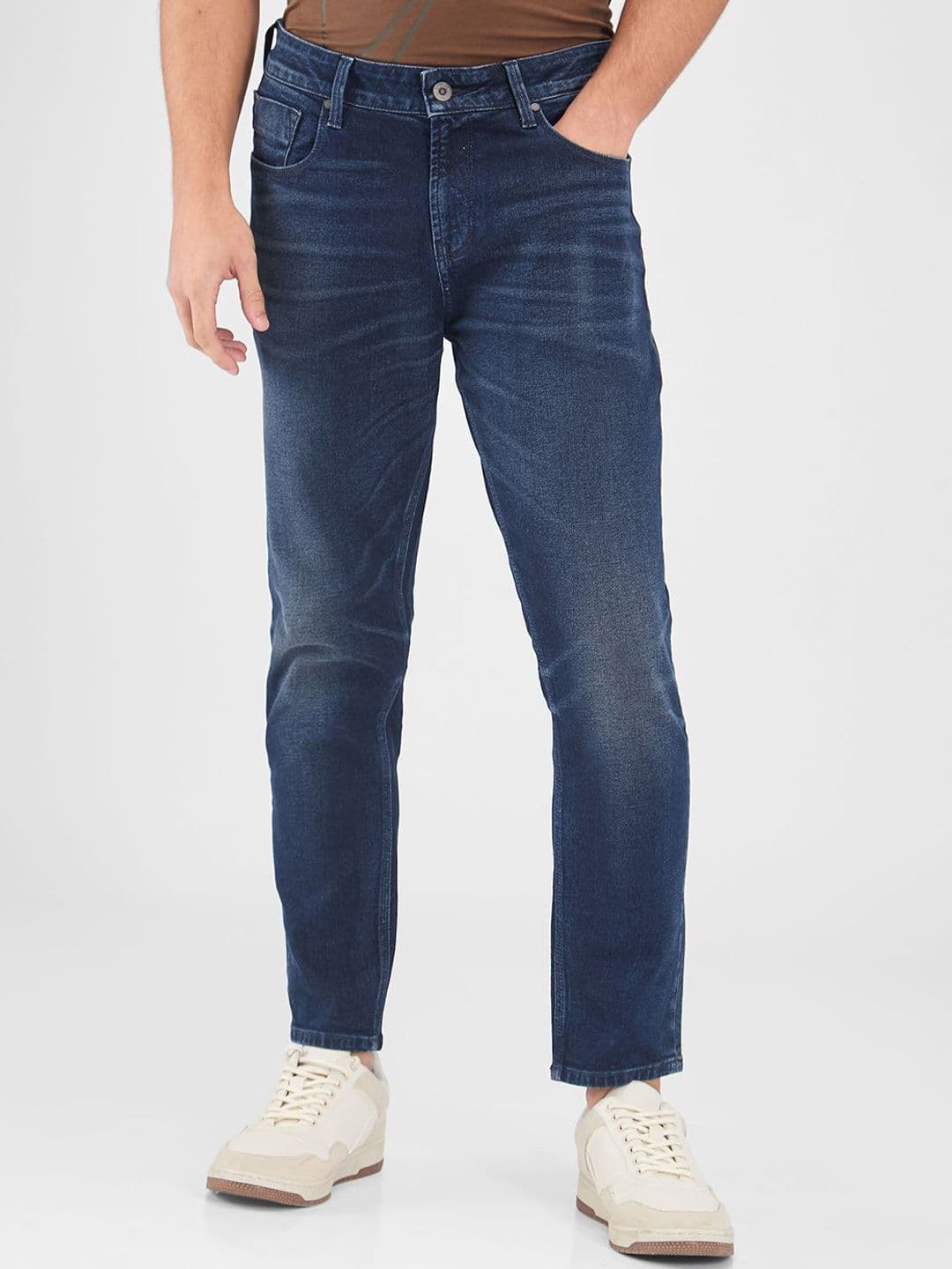 SPYKAR Men Slim Fit Light Fade Stretchable Jeans - view 1