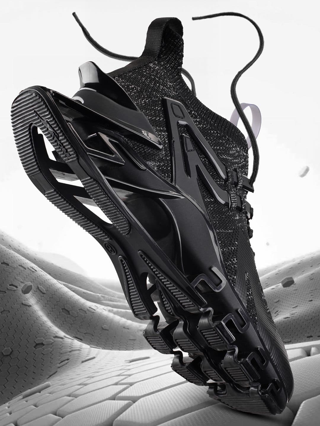 Atom Men Woven Design Lace Up Sneakers - view 1
