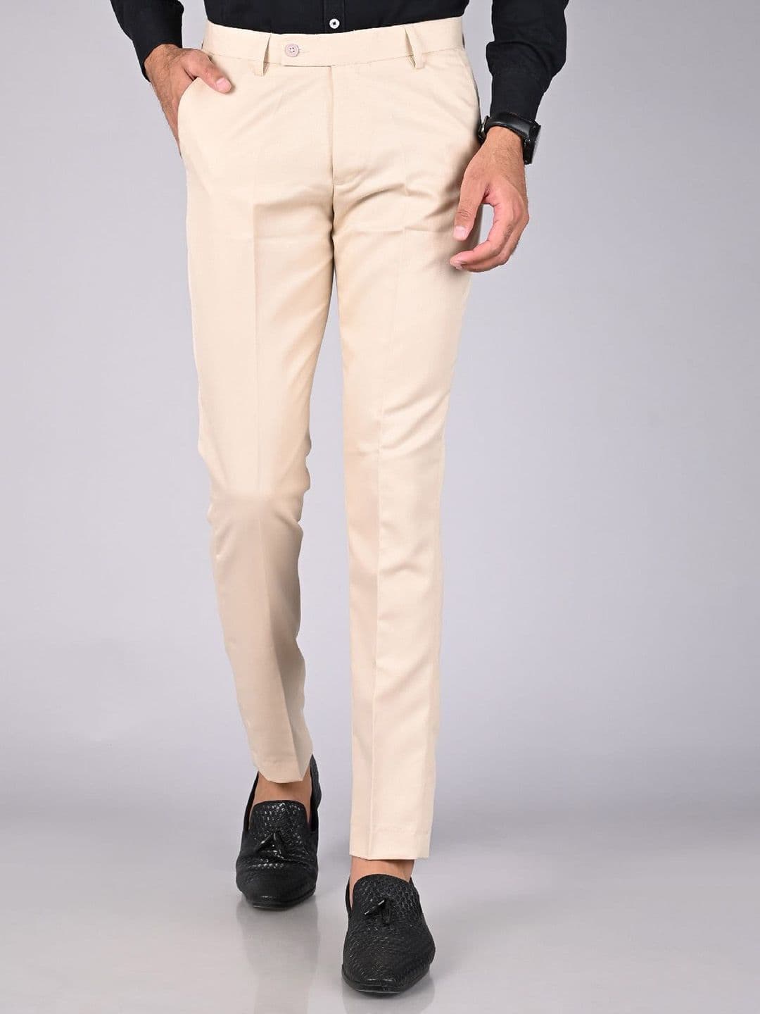 MANCREW Men Smart Easy Wash Trousers - view 1