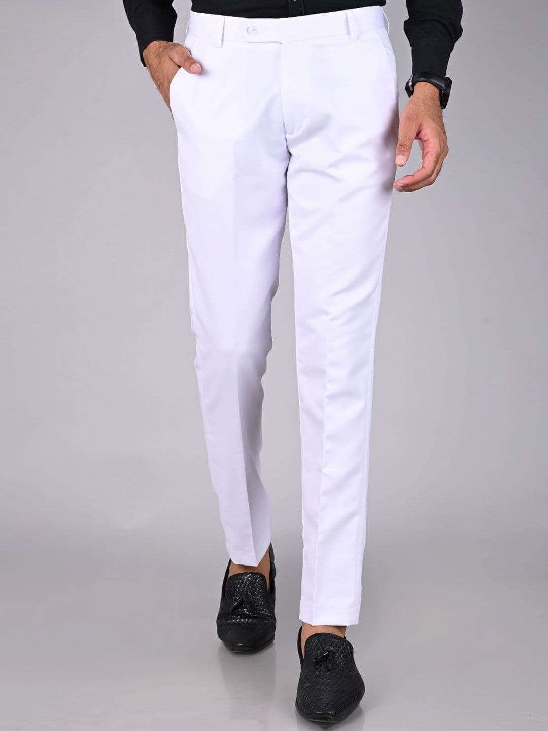 MANCREW Men Smart Easy Wash Trousers - view 1