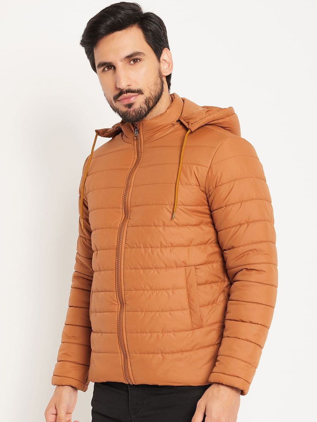VERO AMORE Men Solid Hooded Quilted Jacket - view 1