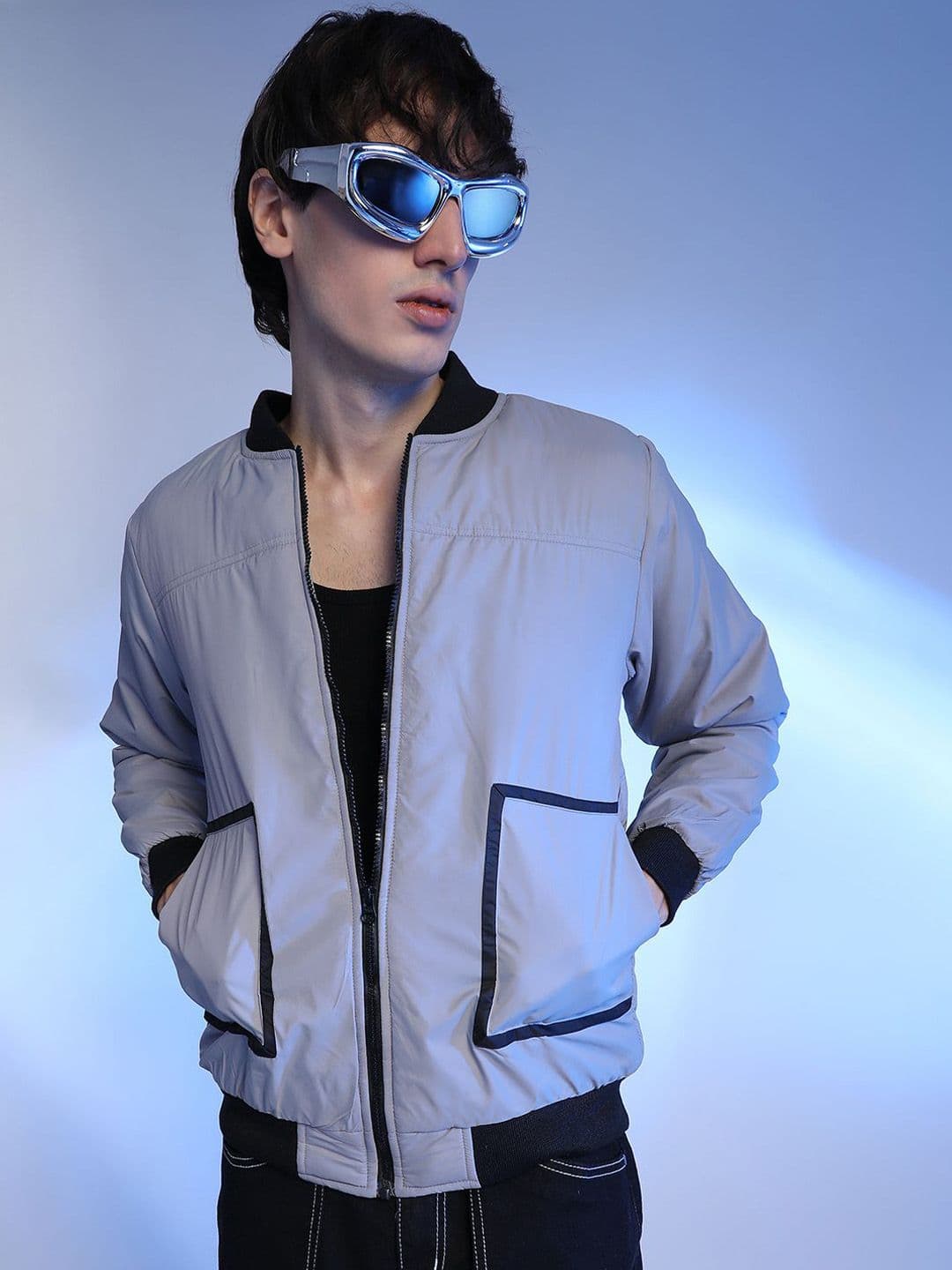 CAHOOT Men Lightweight Patchwork Bomber Jacket - view 1