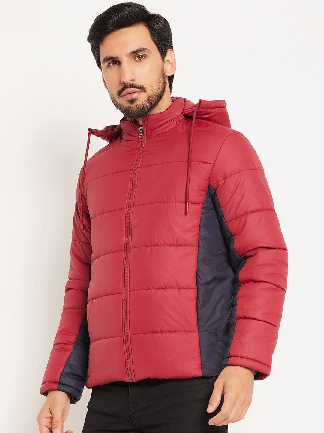 VERO AMORE Men Colourblocked Hooded Puffer Jacket - view 1