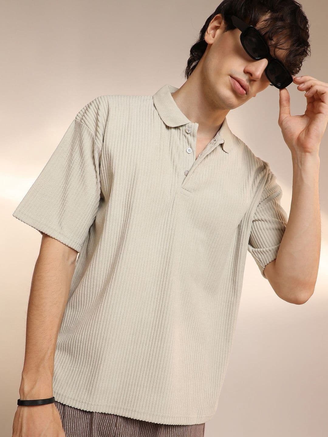 CAHOOT Men Solid Polo Collar Cotton T-shirt - view 1