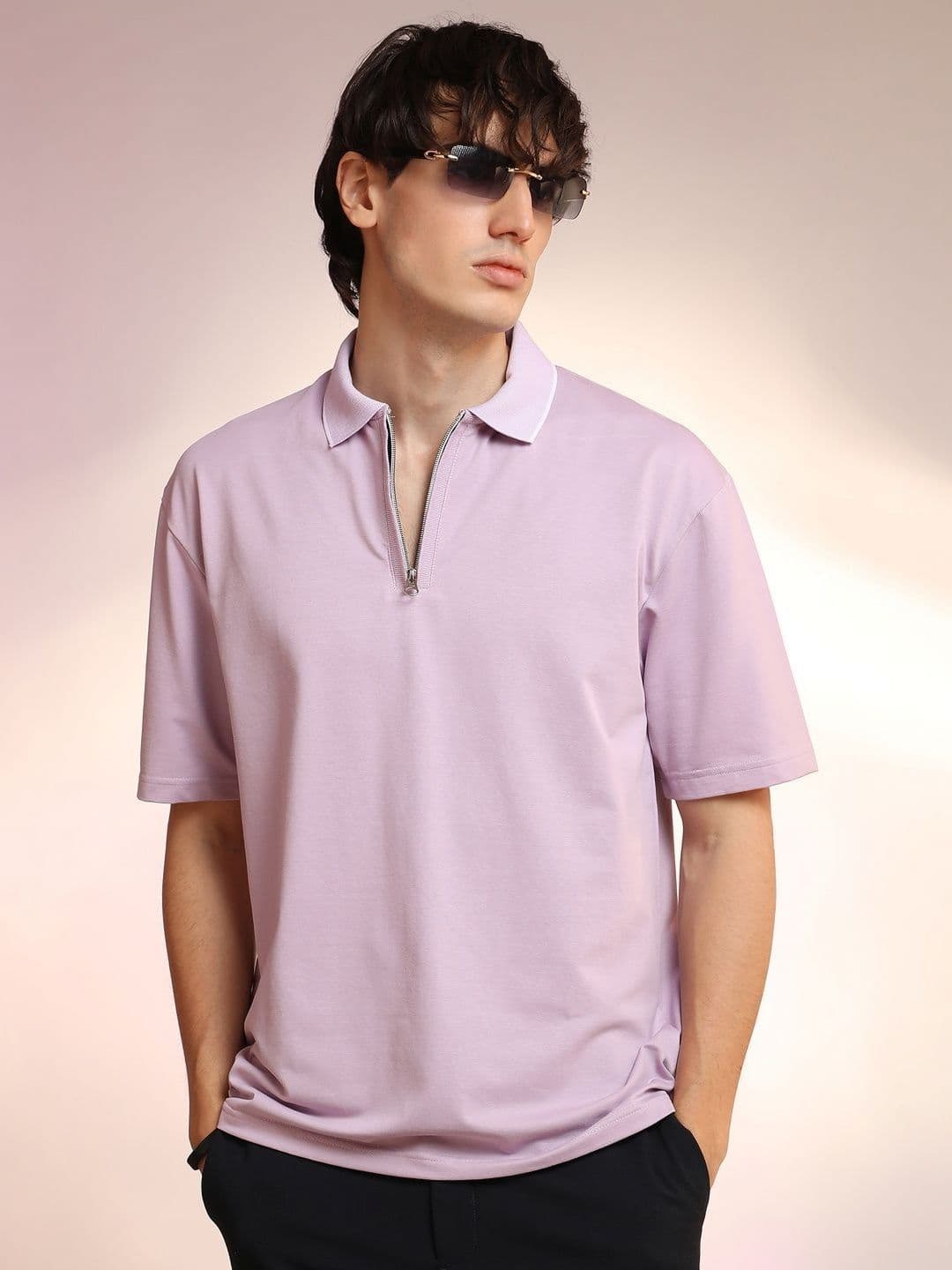 CAHOOT Men Solid Polo Collar Cotton T-shirt - view 1