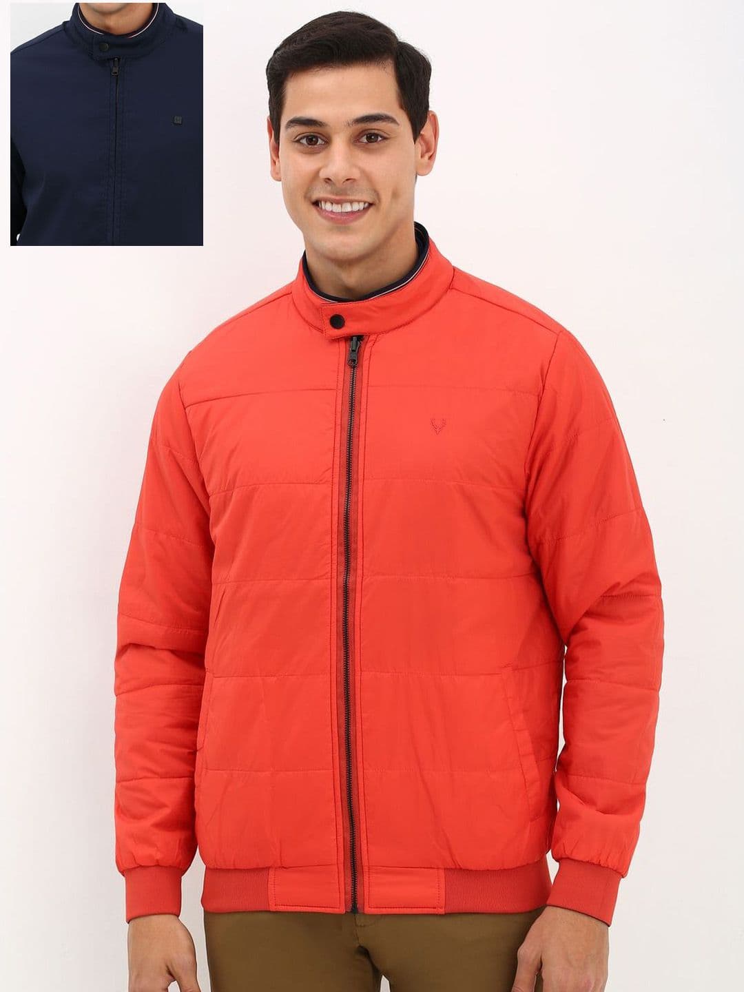 Allen Solly Men Reversible Padded Pure Cotton Jacket - view 1