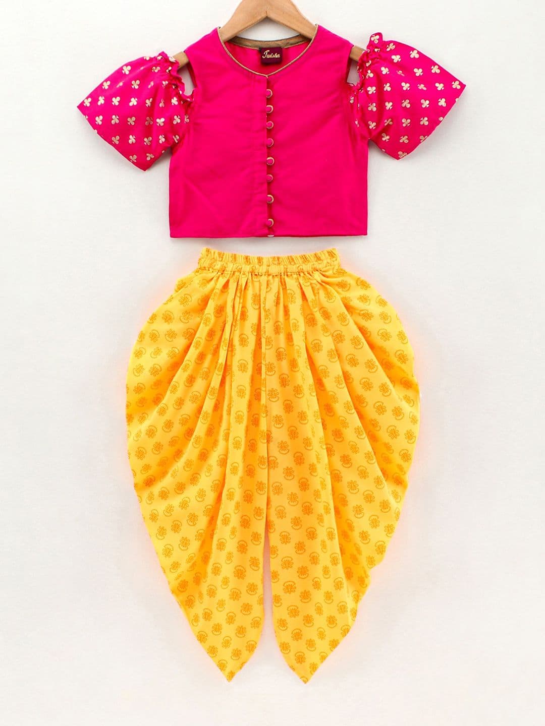 Twisha Girls Top with Dhoti Pants - view 1