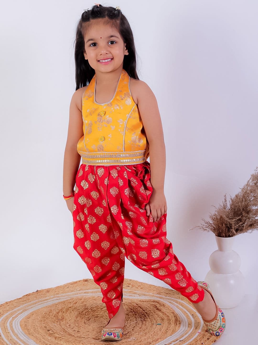Twisha Girls Top with Dhoti Pants - view 1